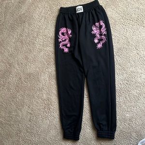 adika black sweatpants size small